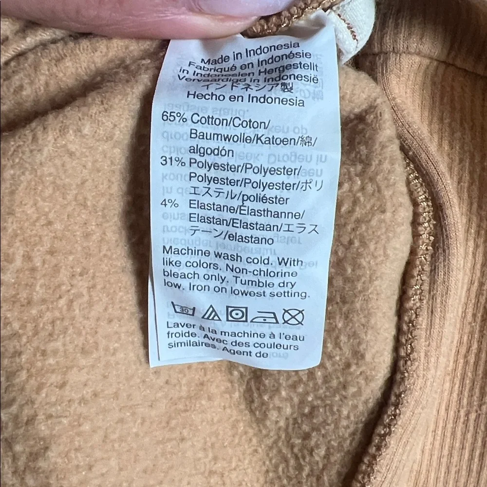 MADEWELL (MWL) Ribbed Funnelneck Sweatshirt - Picture 10 of 10